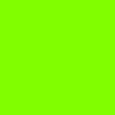 In this example, we generate a JPG image filled with a solid color "Chartreuse". We find this tint in the list of color names and set the size of the JPG to 400×400 pixels.
