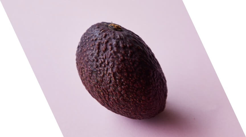 In this example, we created a 3D effect from a JPG/JPEG photo of an avocado. To do this, we ran the program on the avocado twice. First, we slanted it by 25 degrees to the left, saved the photo from the output field. Then we pasted it back into the input field and applied a vertical slant. Now, the JPG/JPEG is also slanted by -30 degrees vertically, creating the effect of it being in 3D space. (Source: Pexels.)